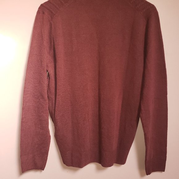 Dockers Men's Size Small Burgundy Sweater - NWT - Picture 4 of 7